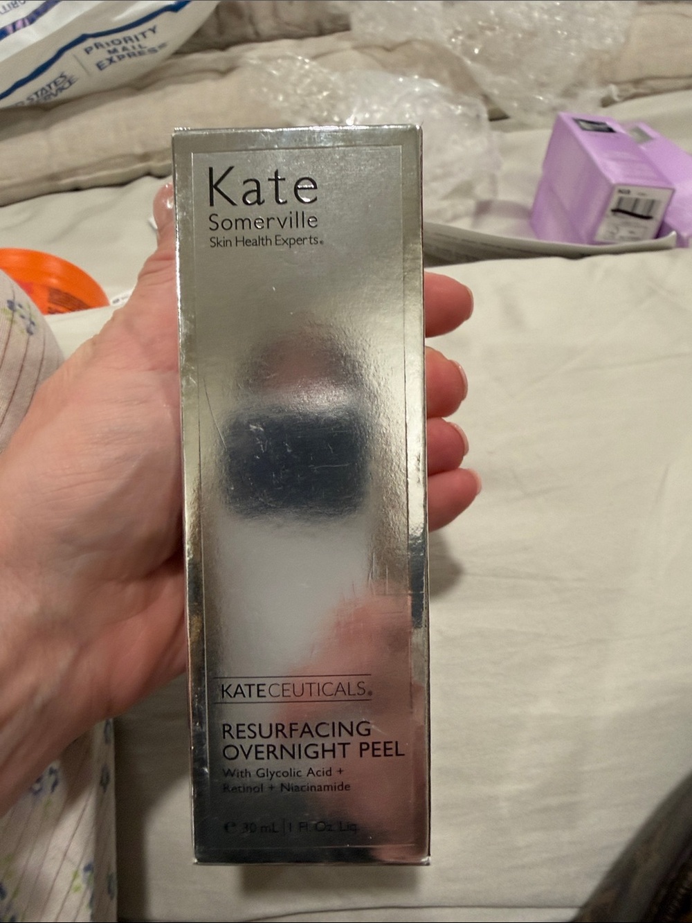 Kate Somerville Metallic Silver Resurfacing Overnight Peel